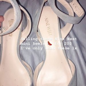 Mini block fancy heels